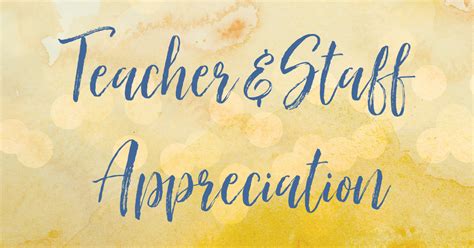 kellogg middle school ptsa teacher  staff appreciation