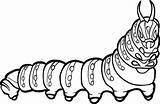 Grub Worm Caterpillar Book sketch template