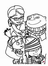 Despicable Coloring Pages Kids sketch template