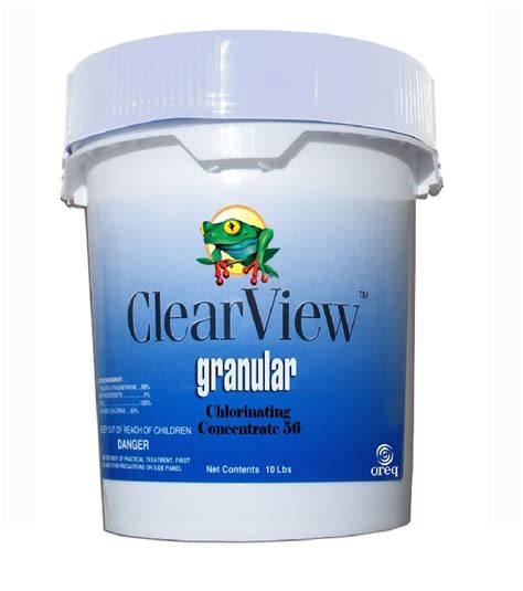 clear view  lb granular chlorine