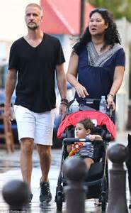 kimora lee simmons enjoys stroll with husband tim leissner in st barths daily mail online
