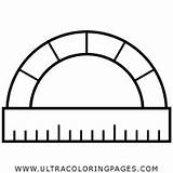 Transportador Colorear Protractor Ultracoloringpages sketch template