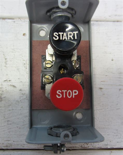 general electric ge crnaa start stop push button station