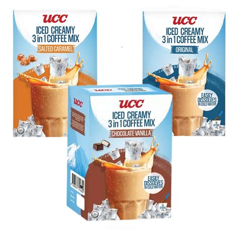 ucc    iced creamy cofee mix food drinks beverages  carousell