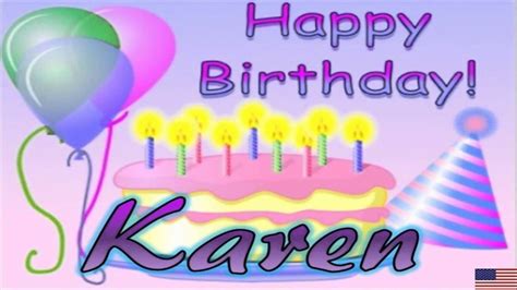 feliz cumpleanos karen youtube