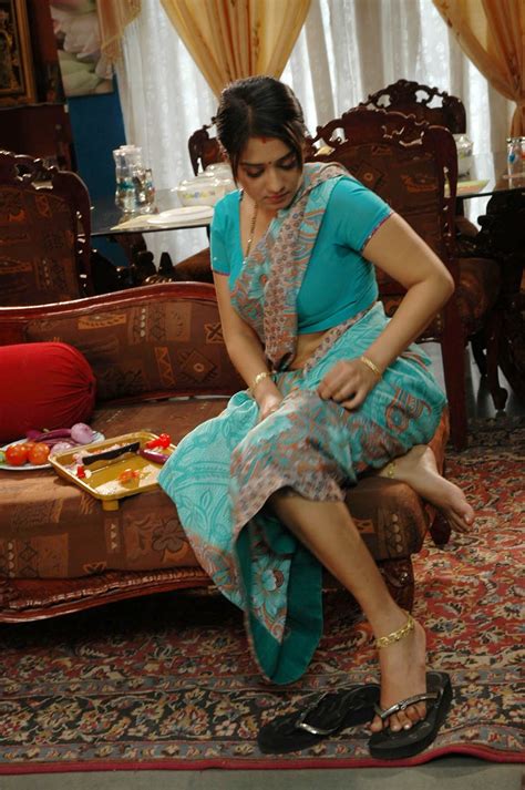 nikitha spicy saree pics beautiful indian actress cute photos movie stills