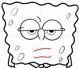 Spongebob Drawing Annoyed Easy Draw Squarepants Step Steps Tutorial Depressed Drawinghowtodraw 2010 sketch template