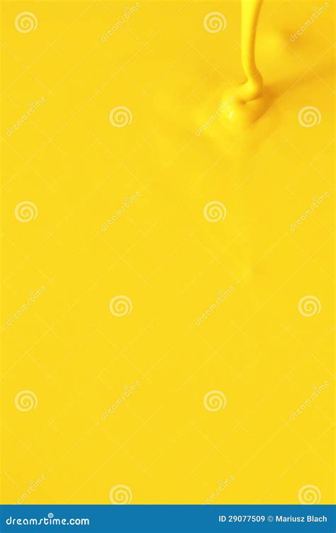 yellow paint stock image image  smooth copy glossy