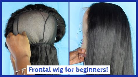how to make a lace frontal wig for beginners youtube