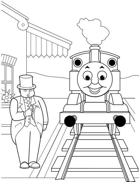 thomas  train coloring pages  getcoloringscom  printable