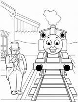Thomas Coloring Pages Train Printable Getcolorings Friends sketch template