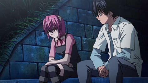 Elfen Lied Kouta And Lucy Kissing 720p Youtube
