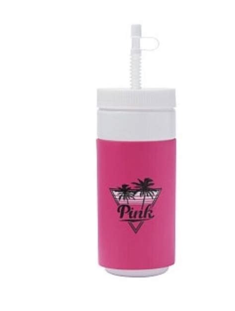 New Victoria S Secret Pink Water Bottle Insulated Pink Hot Limited Ebay