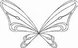 Wing sketch template