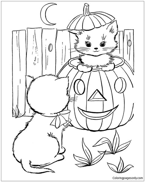 halloween cat coloring pages halloween coloring pages coloring