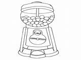 Gumball Machine Coloring Template Printable Getcolorings Pages Getdrawings sketch template