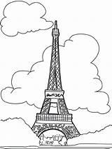 French Coloring Pages Tower Revolution Eiffel Paris Drawing Colouring Wonders Getcolorings Printable Getdrawings Line Print Colorings Comments sketch template