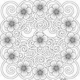 Coloring Lace Crochet Pattern Romanian Point Patterns Pages Mandala Colouring Flowers Peace Para Colored Color Hippie Clear Sheets sketch template