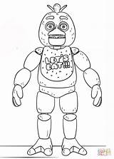 Fnaf Coloring Chica Super Toy Five Pages Nights Freddy Choose Board Freddys sketch template