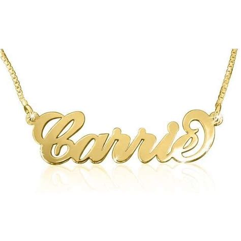 7 amazing carrie bradshaw name necklace woman fashion