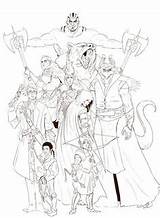 Colouring Critical Role Pages Fan Machina Vox Geek Line Drawing Storytelling Dragons Dungeons Breaking Characters Heart Character sketch template