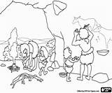 Prehistoria Para La Coloring Age Stone Niños Pages Prehistory Prehistoric Hombre Cueva Piedra Edad Colouring Cave Family Las Primaria El sketch template