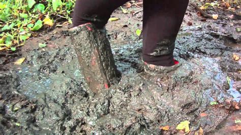 rubber boots in mud 23 09 13 youtube