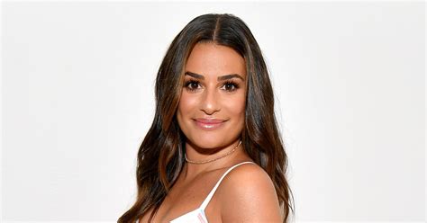 lea michele dyes hair sunlight brunette after wedding