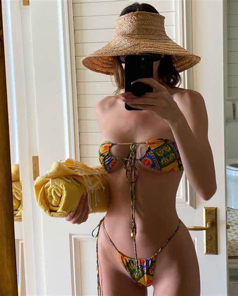 Kendall Jenner Sizzles In Tiniest Bikini Ever In The