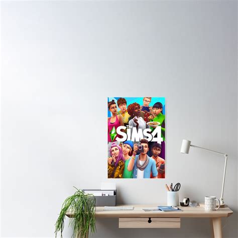 sims  game cover poster  sale  alfi red redbubble