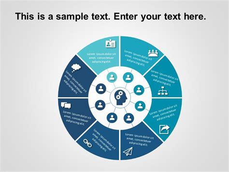 Editable Circular Org Chart For Powerpoint Presentati