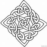 Knotwork sketch template