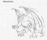 Gargoyles Cartoon Disney Model Drawing Broadway Sheet Google Alien Characters Character Old Greg Guler Br sketch template