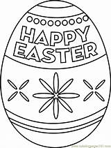 Easter Egg Coloring Happy Pages Printable Color Kids Pdf Online Coloringpages101 Print sketch template