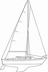 Catalina Drawing Getdrawings Sailboats Lines Vigor John C27 sketch template