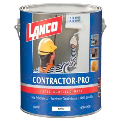 pintura contractor pro  galon blanco lanco