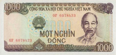 vietnamese dong banknote  exchange   cash today