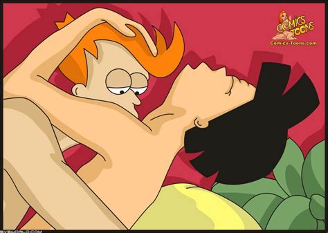 [comics toons] she is a woman futurama [french] amy and fry find out that leela has a trunk
