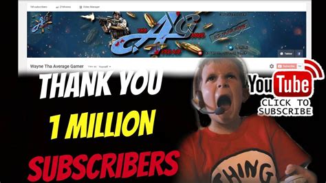 1m Subscriber Thank You Overnight Sensation Youtube