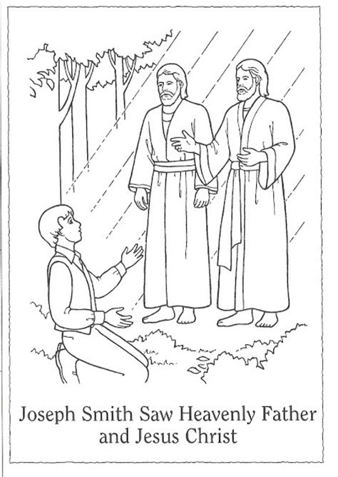 lds coloring pages  vision clip art library