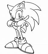 Sonic Sega sketch template