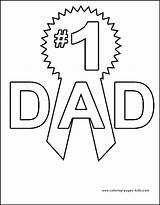 Coloring Fathers Pages Happy Printable Kids Father Color Dad Number Sheets Print Holiday Birthday Cards Colouring Sheet Printables Charter Preschoolers sketch template
