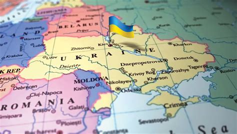 world political map ukraine
