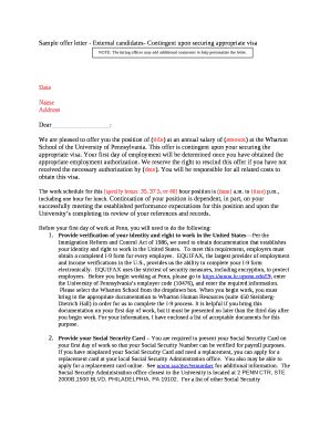 contingent letter  template pdffiller