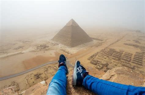 Guy Climbs The Great Pyramid Of Giza Video