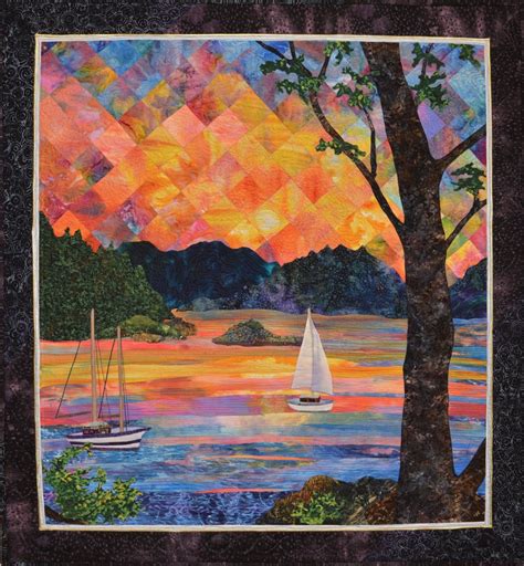 kathy mcneil art quilts award winning quilt artist landscape art