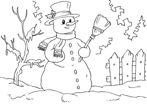 printable snowman  coloring pages  kids letscoloritcom