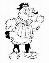Phanatic Coloring Phillies Philly Pages Philadelphia Mascot Clipart Baseball Sketch Flyers Template Kids Color Logo Book Sketchite Cliparts Print Clipground sketch template