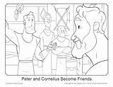 Cornelius Acts Christians Sundayschoolzone sketch template