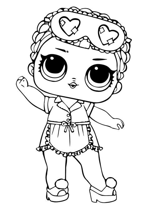 printable lol surprise dolls coloring pages